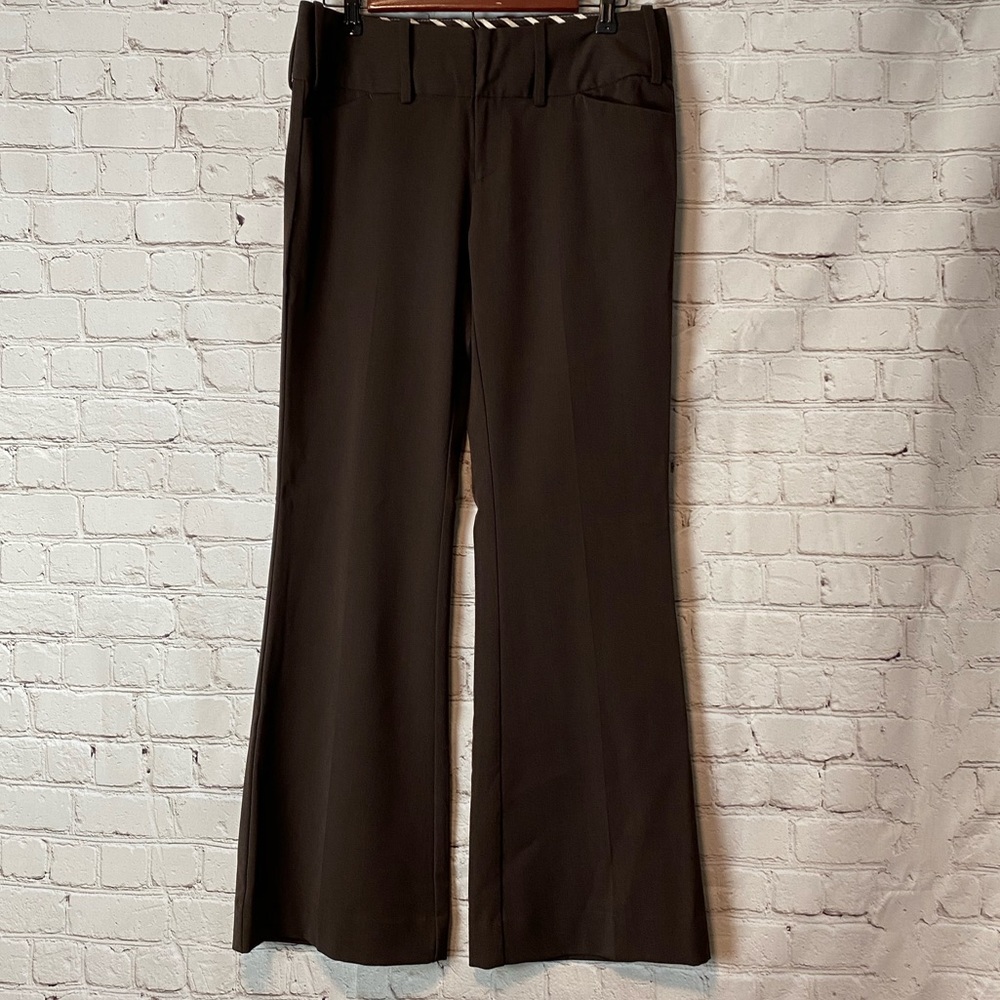 EUC Maurices Brown Flare Leg Dress Pants